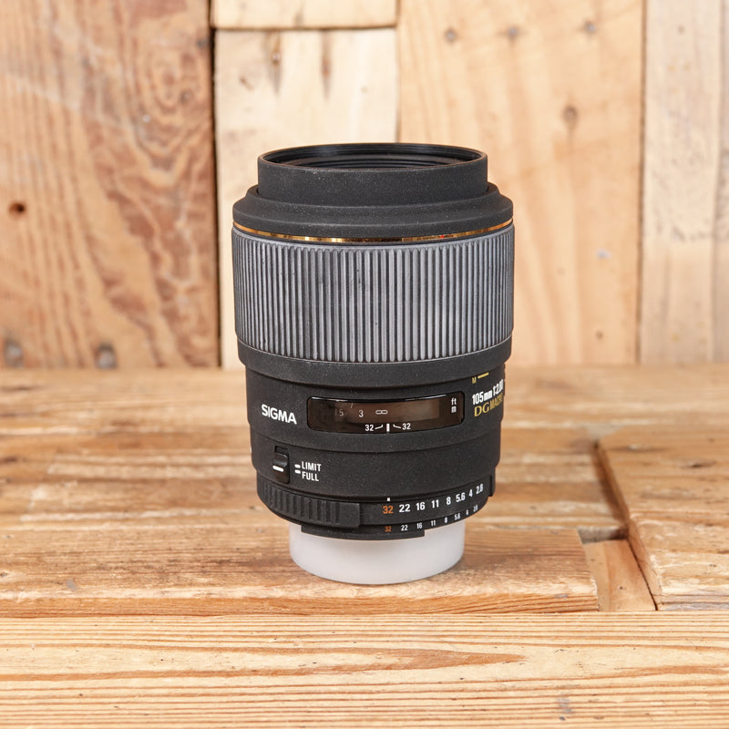 Used Sigma EX 105MM F2.8 D DG Macro Lens Nikon