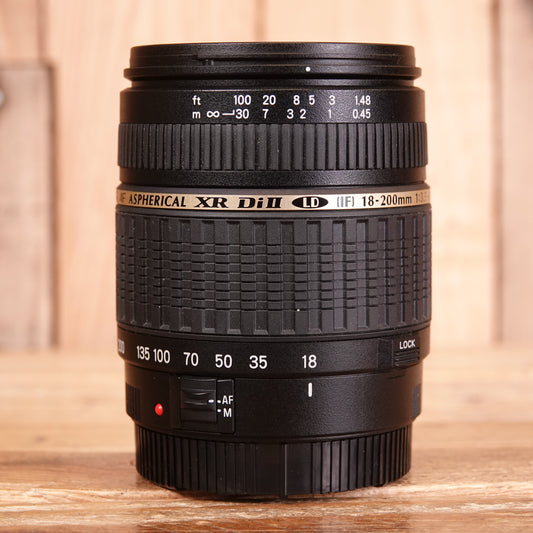 Used Tamron AF 18-200mm F3.5-6.3 XR Di II Lens - Canon Fit