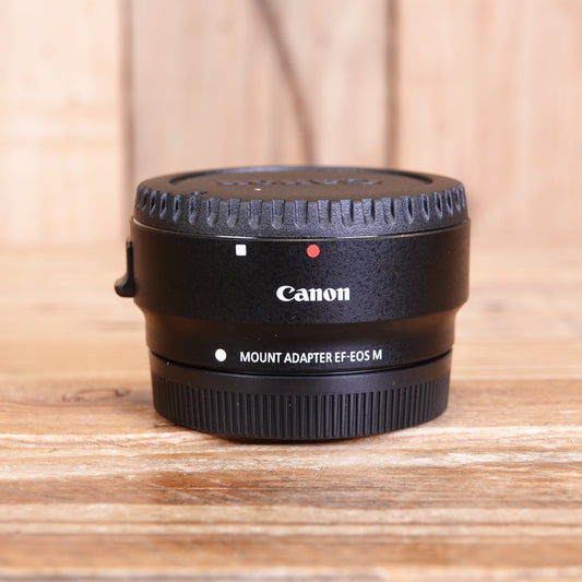 Used Canon EOS M to EF Lens Mount Adapter EF-EOS M