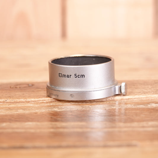 Used Leica Elmar 5cm Fison Silver Lens Hood
