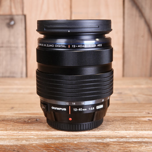 Used Olympus 12-40mm F2.8 Pro Black Micro Four Thirds Lens