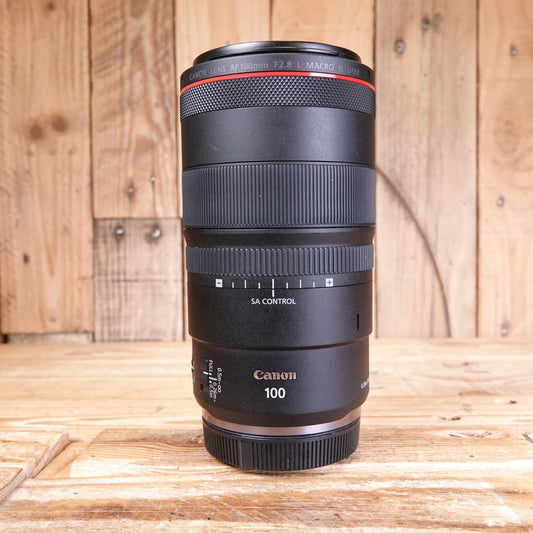 Used Canon RF 100mm F2.8 L Macro IS USM Lens