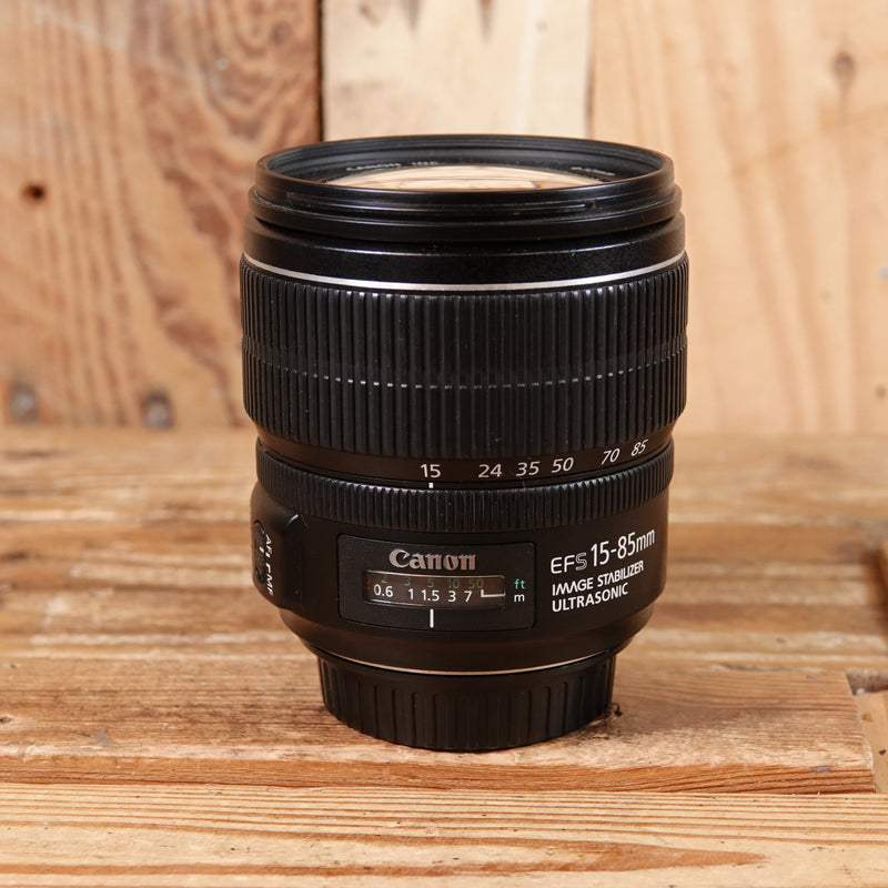 Used Canon EF-S 15-85mm F3.5-5.6 IS USM Lens