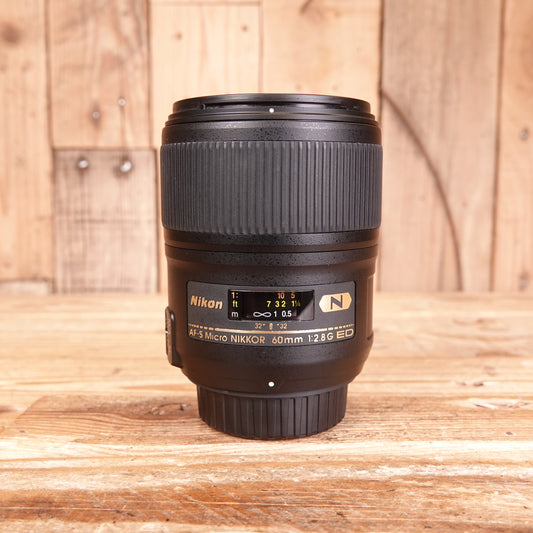 Used Nikon AF-S Micro 60mm F2.8 G Lens