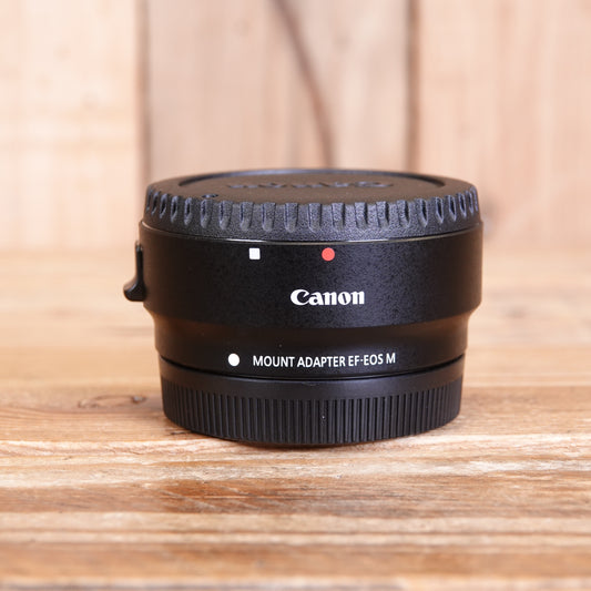 Used Canon EOS M to EF Lens Mount Adapter EF-EOS M