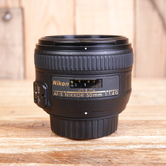 Used Nikon AF-S 50mm F1.4 G Lens