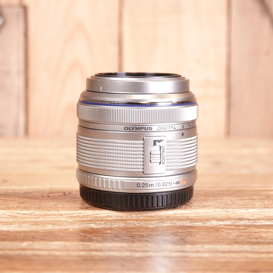 Used Olympus AF 14-42mm F3.5-5.6 II R MSC Silver Micro Four Thirds Lens
