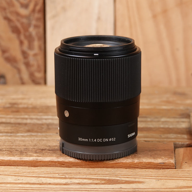 Used Sigma AF 30mm F1.4 DC DN Contemporary Sony E Fit Lens