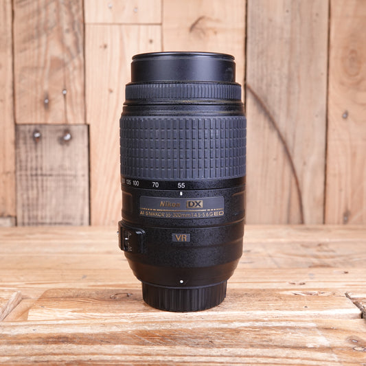 Used Nikon AF 55-300mm F4.5-5.6 G ED VR Lens