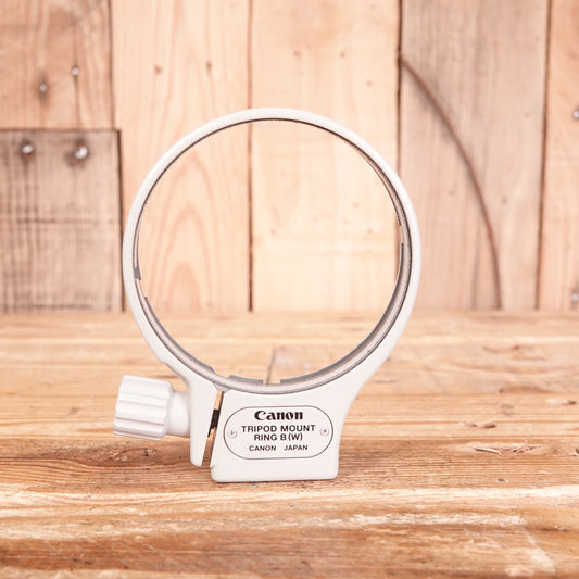 Used Canon Tripod Mount Ring B (W) for EF 300mm F4 L, 70-200mm F2.8 L Lens