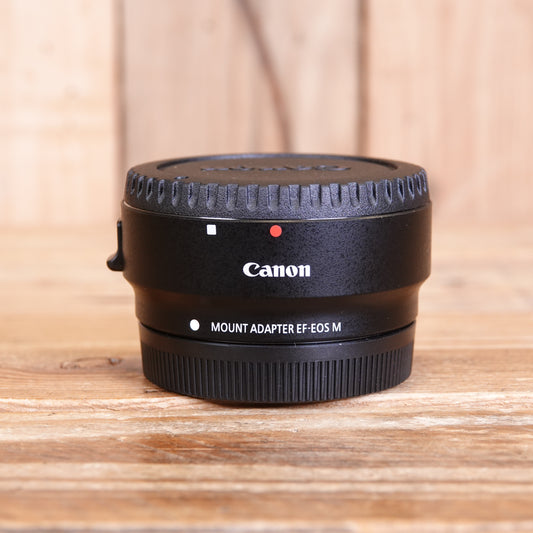 Used Canon EOS M to EF Lens Mount Adapter EF-EOS M