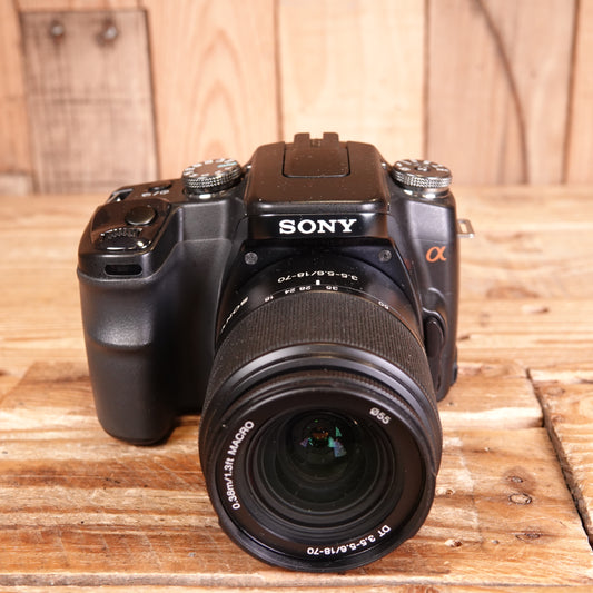 Used Sony A100 DSLR Camera with DT 18-70mm Lens