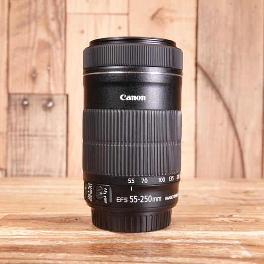 Used Canon EF-S 55-250mm F4-5.6 IS STM Lens