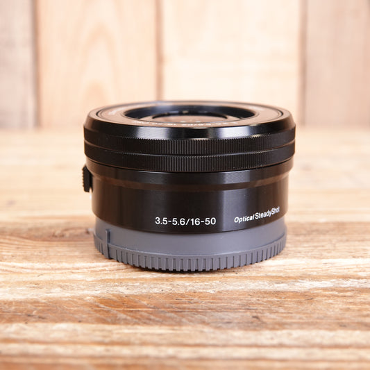 Used Sony E 16-50mm f3.5-5.6 PZ OSS Black Lens