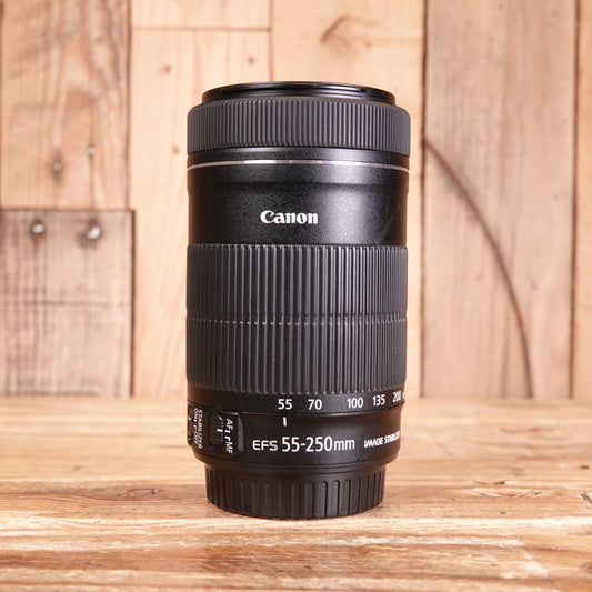 Used Canon EF-S 55-250mm F4-5.6 IS STM Lens