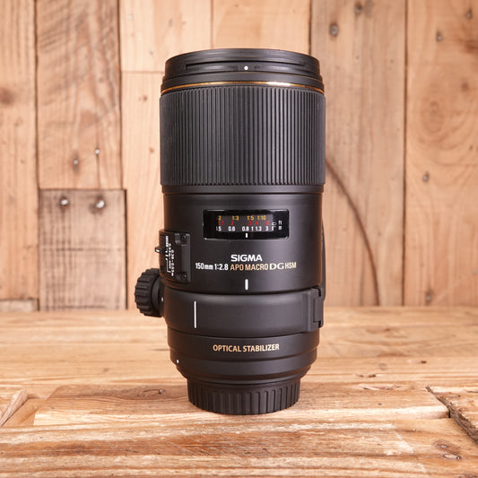 Used Sigma EX 150mm f2.8 APO Macro DG HSM OS Lens - Canon
