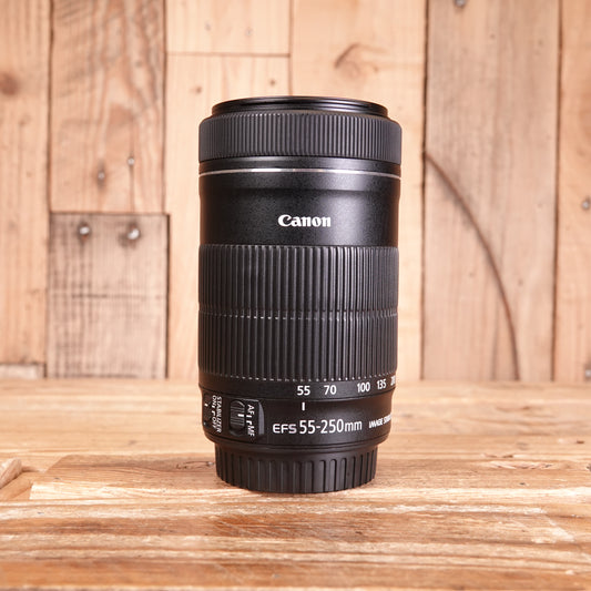 Used Canon EF-S 55-250mm F4-5.6 IS STM Lens