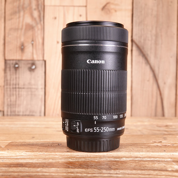 Used Canon EF-S 55-250mm F4-5.6 IS STM Lens