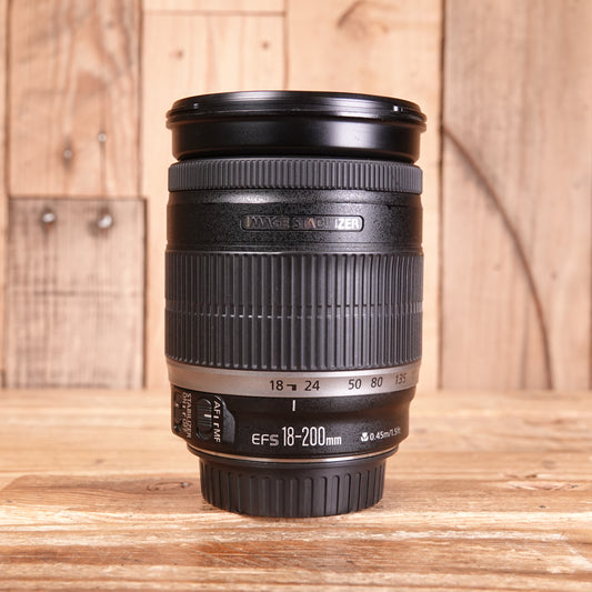 Used Canon EF-S 18-200mm IS Lens