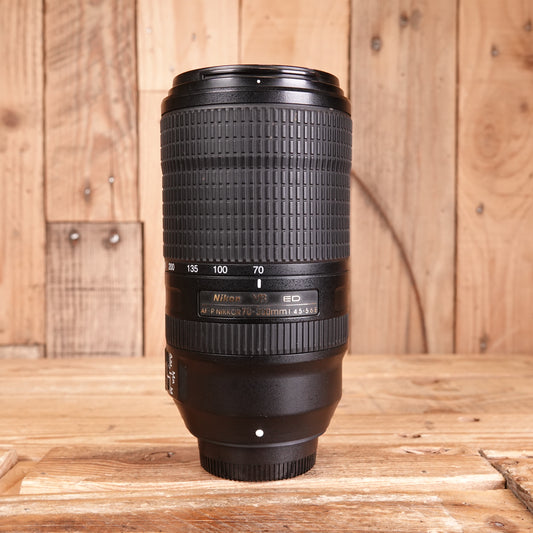 Used Nikon AF-P 70-300mm F4.5-5.6E ED VR Lens