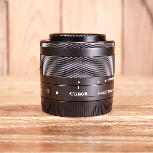 Used Canon EF-M 28mm F3.5 Macro IS STM Lens