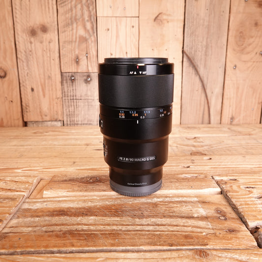 Used Sony FE 90mm F2.8 Macro G OSS Lens
