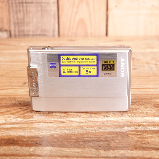 Used Sony Super SteadyShot T100 Camera - Silver