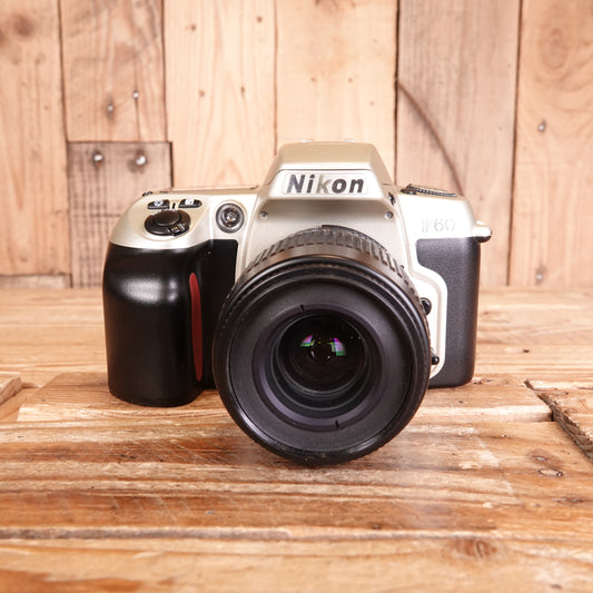 Used Nikon F60 Silver Camera with AF 35-80mm Lens