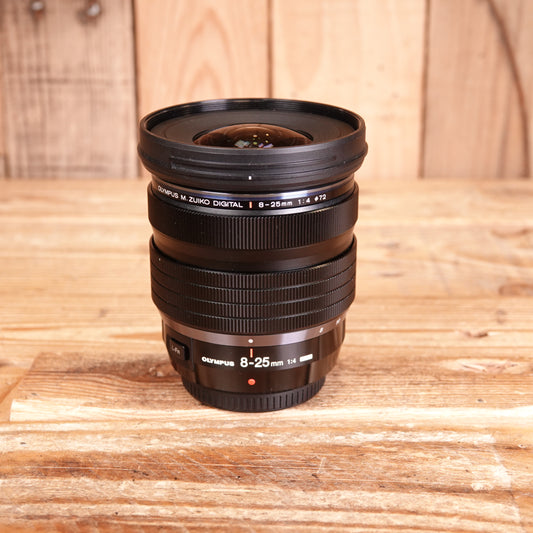 Used Olympus 8-25mm Pro Lens F4 Black Micro Four Thirds