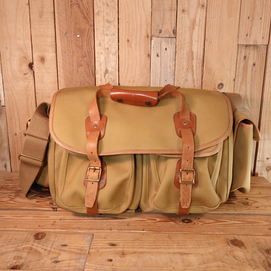 Used Billingham 550 Large Canvas Camera Bag - Khaki Tan
