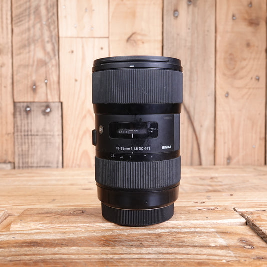 Used Sigma AF 18-35mm F1.8 DC Art Lens - Canon Fit