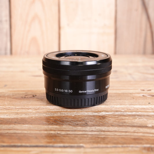 Used Sony E 16-50mm f3.5-5.6 PZ OSS Black Lens