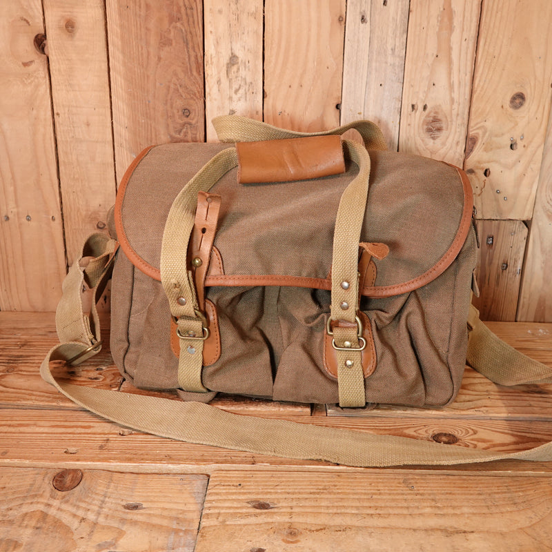 Used Billingham 225 Vintage Small Khaki/Tan Camera Bag - No Inserts