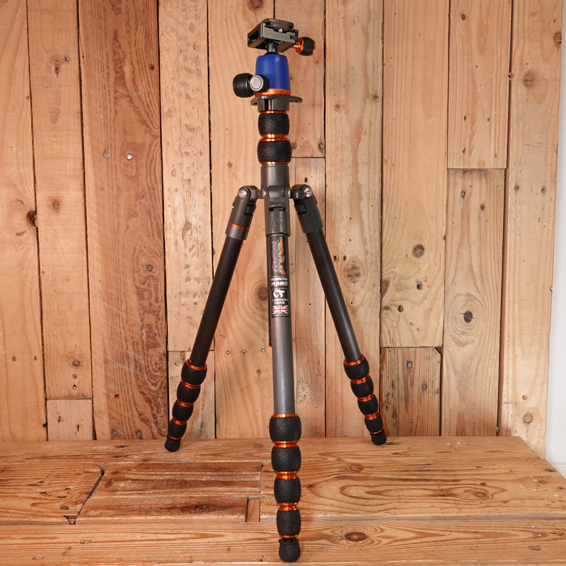 Used 3 Legged Thing Punks Brain Carbon Fibre Tripod with AirHead Neo