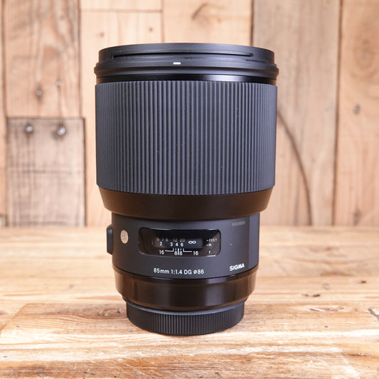 Used Sigma 85mm F1.4 DG HSM Art Lens - Canon Fit