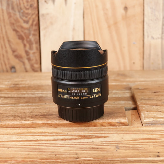 Used Nikon AF 10.5mm F2.8 G ED DX Fisheye Lens