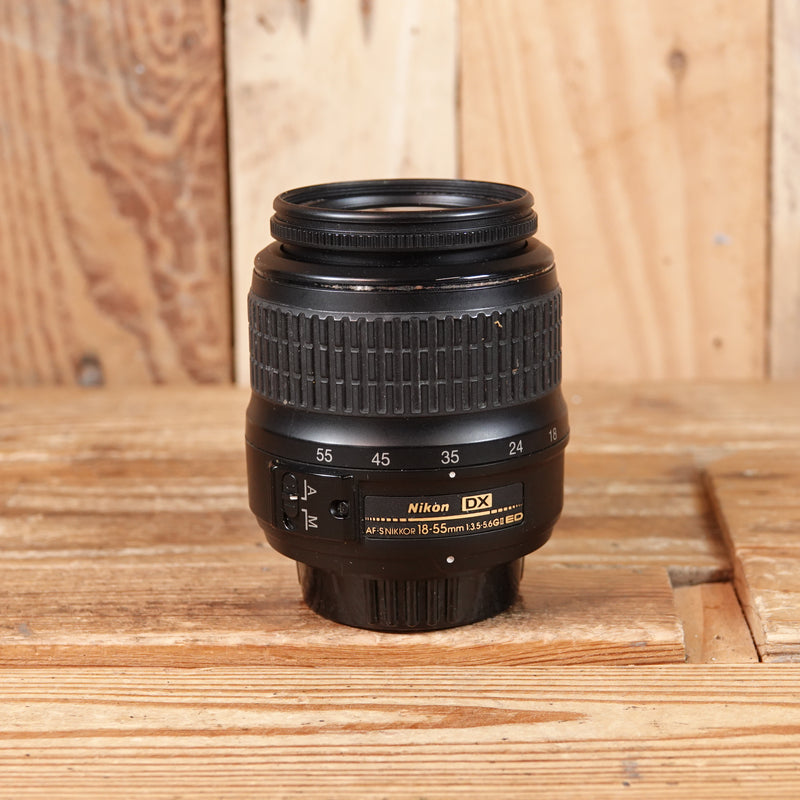 Used Nikon AF-S 18-55mm f3.5-5.6 G ED DX II Lens