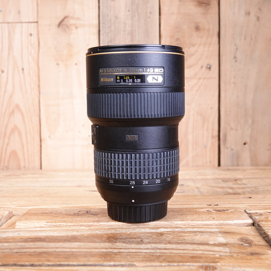 Used Nikon AF-S 16-35mm F4 G ED VR Lens