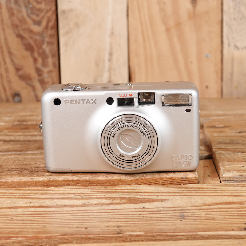 Used Pentax Espio 120 SW 35mm Analog Film Compact Camera