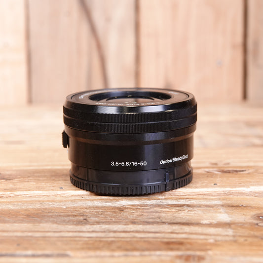 Used Sony E 16-50mm f3.5-5.6 PZ OSS Black Lens