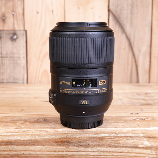 Used Nikon AF-S 85mm F3.5G ED VR Lens