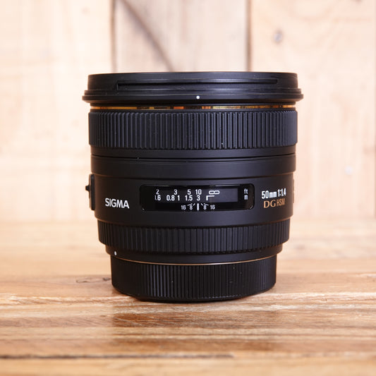 Used Sigma 50mm F1.4 DG HSM Lens - Canon EF Fit