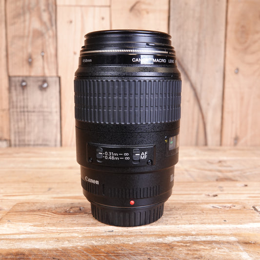 Used Canon EF 100mm F2.8 USM Macro Lens