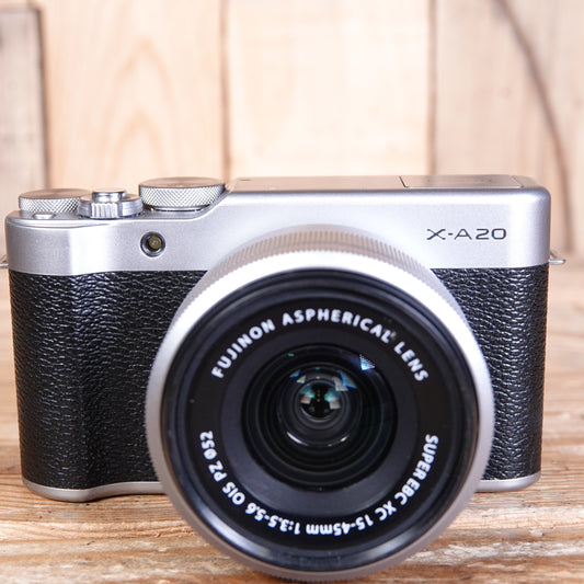 Used Fujifilm X-A20 Camera with XC 15-45mm Lens