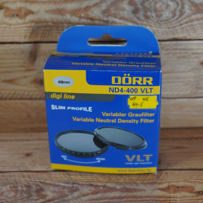 Dorr ND4-400 VLT 49mm Variable Neutral Density Filter - (Fits 46mm &49mm)