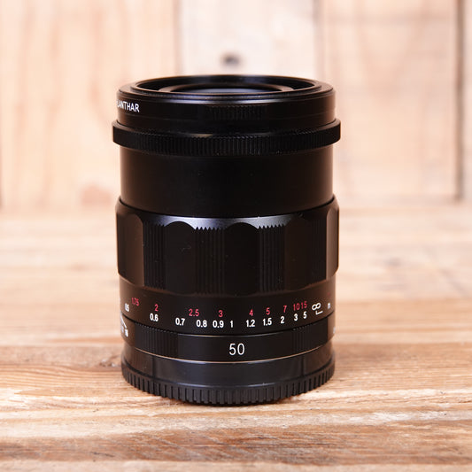 Used Voigtlander 50mm F2 Apo-Lanthar Manual Focus Lens - Sony E Mount Image 1