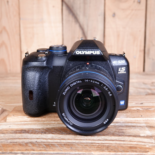 Used Olympus E-520 DSLR Camera with 14-42mm Lens