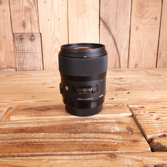 Used Sigma 35mm F1.4 DG Art Lens - Canon Fit