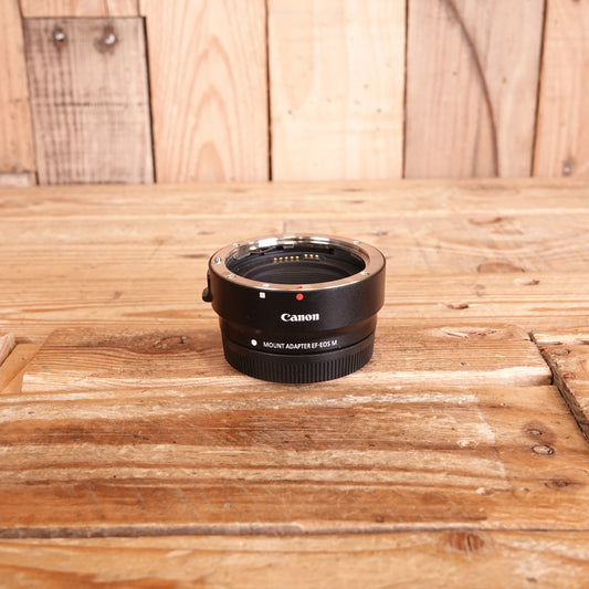 Used Canon EOS M to EF Lens Mount Adapter EF-EOS M