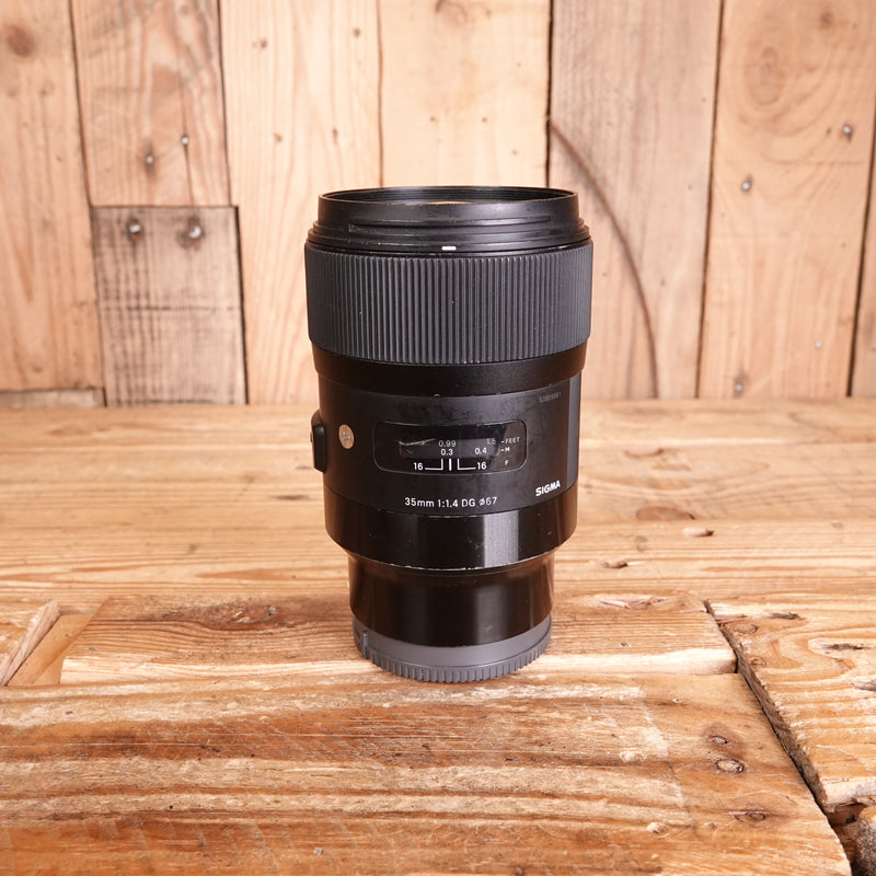 Used Sigma 35mm F1.4 DG Art Lens - Sony Fit